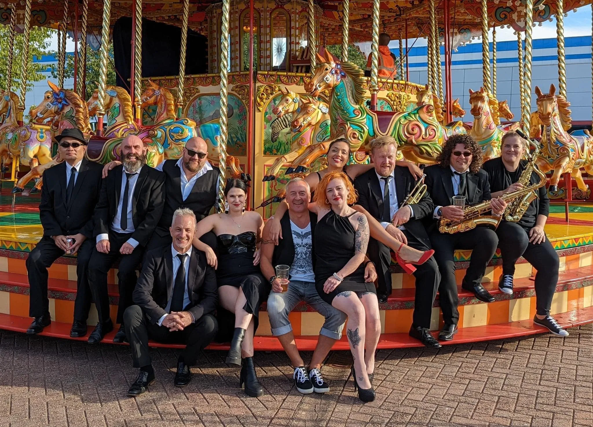 Fairground, Telford on the Carousel